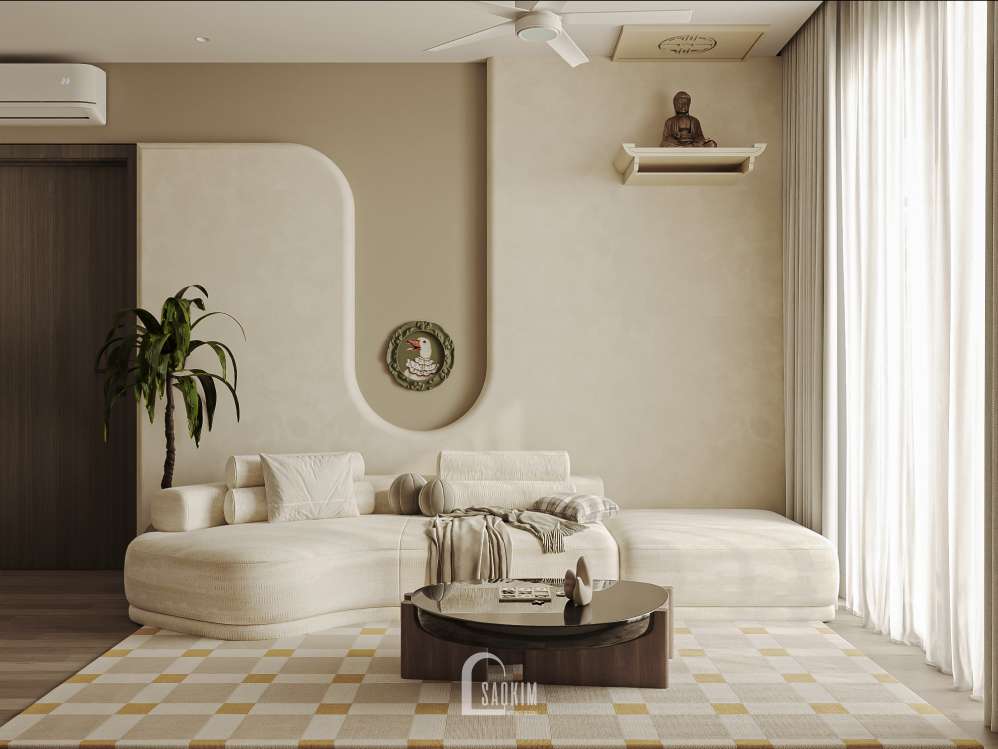 Thiết kế chung cư 2 ngủ The Beverly - Khi vẻ đẹp mộc mạc được kể bằng ngôn ngữ hiện đại cùng cảm xúc